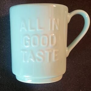 Kate Spade "All In Good Taste" Coffee Mug